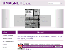 Tablet Screenshot of magnetic.hr